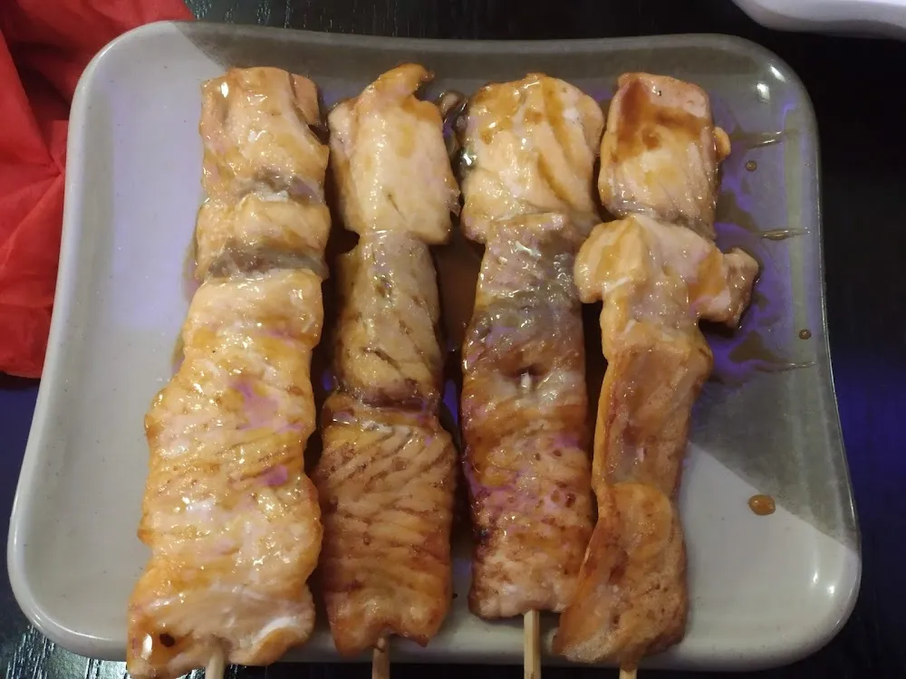 Yakitori Saumon Cuit